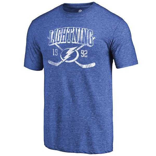 Tampa Bay Lightning Fanatics Branded Royal Vintage Collection Line Shift Tri Blend T-Shirt,We sell and wholesale Tampa Bay Lightning Fanatics Branded Royal Vintage Collection Line Shift Tri Blend T-Shirt on line form chian!